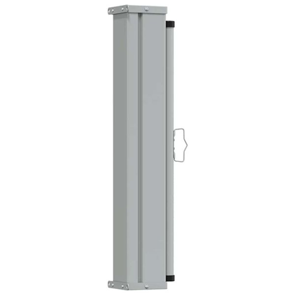Прибираща се дворна странична тента, 80x300 см, синя