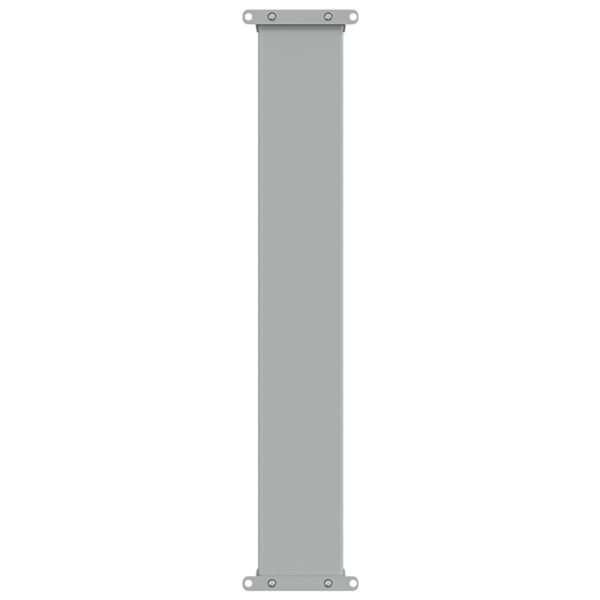 Прибираща се дворна странична тента, 80x300 см, синя
