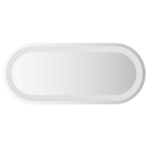 LED огледало за баня, 70x30 см, овално