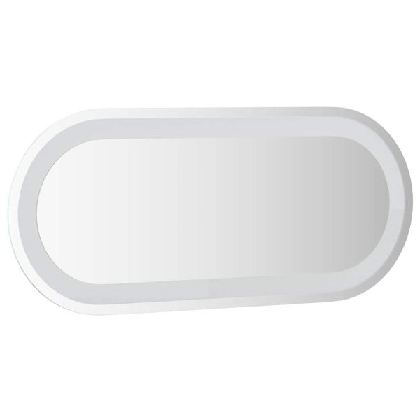 LED огледало за баня, 70x30 см, овално