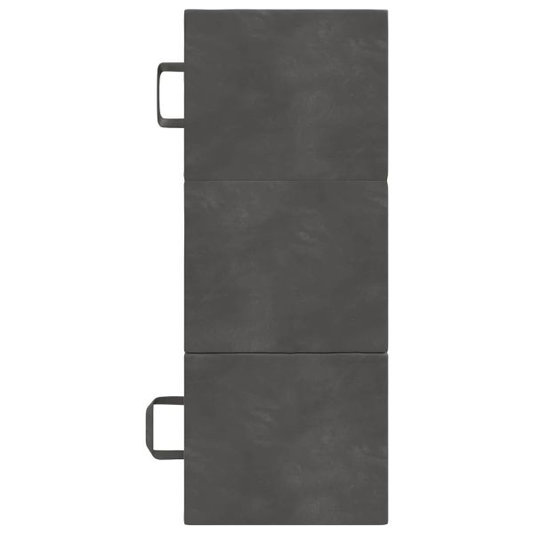 Сгъваем диван легло 90 x 63 x 45 см Тъмносиво