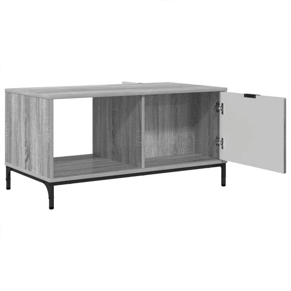 Масичка за кафе Сив Сонома 90 x 49 x 46 см Инженерно дърво