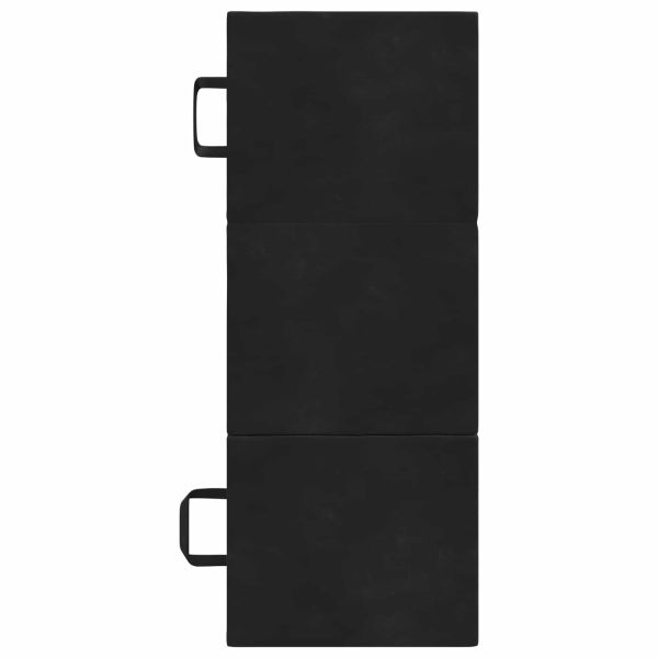 Сгъваем диван легло 90 x 63 x 45 см Черно