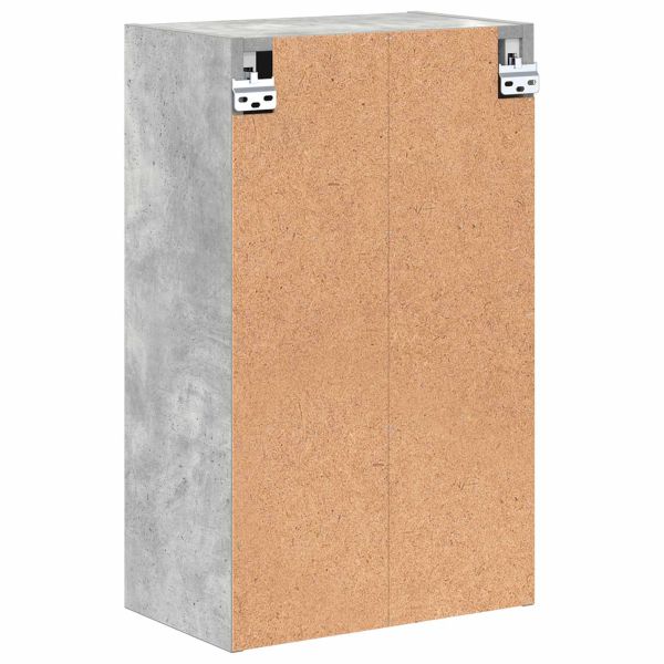 Шкаф за баня със съхранение Циментено сиво 39 x 23,5 x 65 см