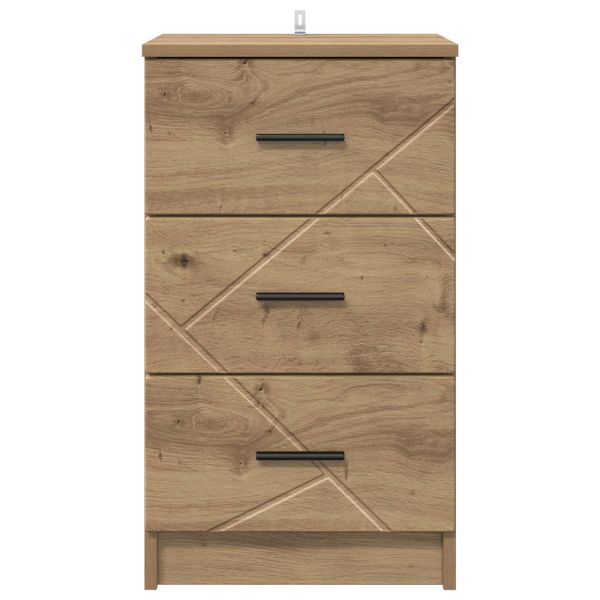 Нощен шкаф дъб артизан 38 x 38 x 66 см Инженерно дърво