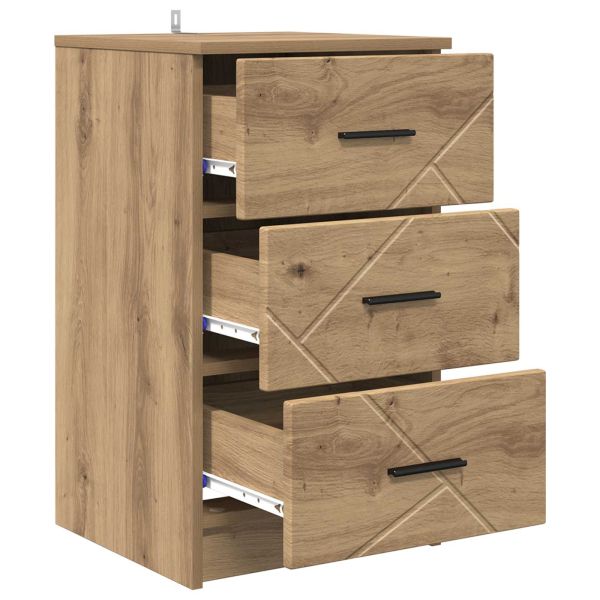 Нощен шкаф дъб артизан 38 x 38 x 66 см Инженерно дърво