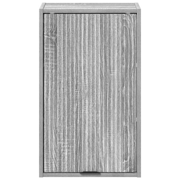 Шкаф за баня Монтиране на стена Сив Сонома 39 x 23,5 x 65 см