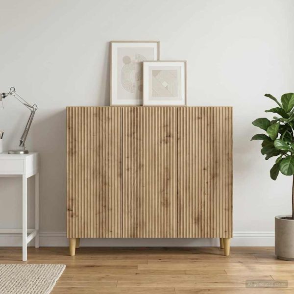 Служебен шкаф Дъб артизан 89 x 34,5 x 80 см Инженерна дървесина