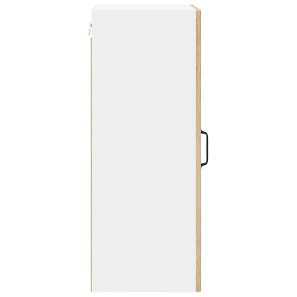 Стенен стъклен шкаф LUCCA 2 pcs Дъб сонома 40 x 31 x 80 см