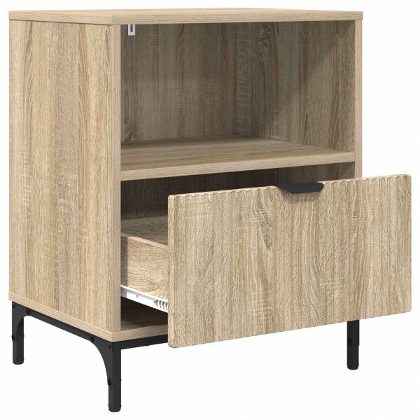 Нощен шкаф 2 pcs дъб сонома 49 x 36 x 61 см Инженерно дърво
