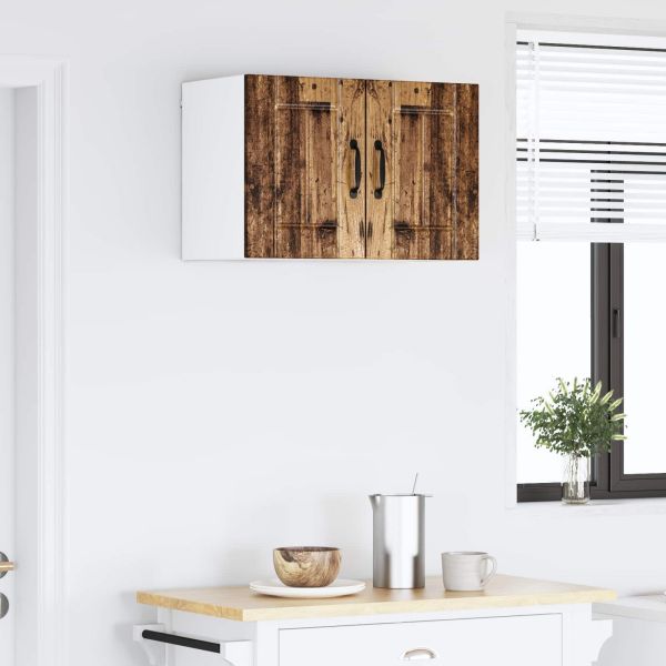 Стенен шкаф LUCCA 2 pcs Старо дърво 30 x 31 x 40 см