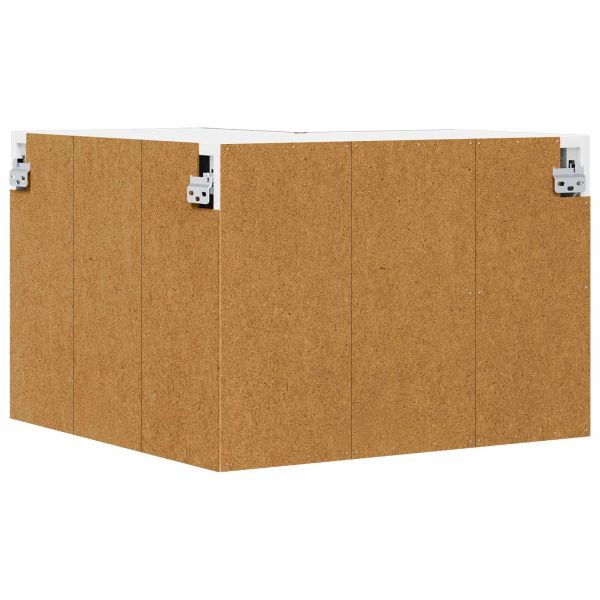 Стенно ъглово шкафче LUCCA Кафяв дъб 57 x 57 x 40 см