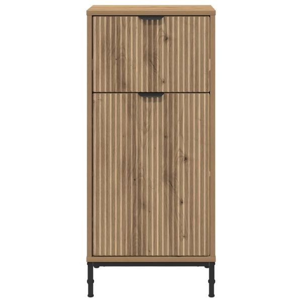 Шкаф за баня Дъб 39,5 x 36 x 88 см Инженерно дърво, Метал