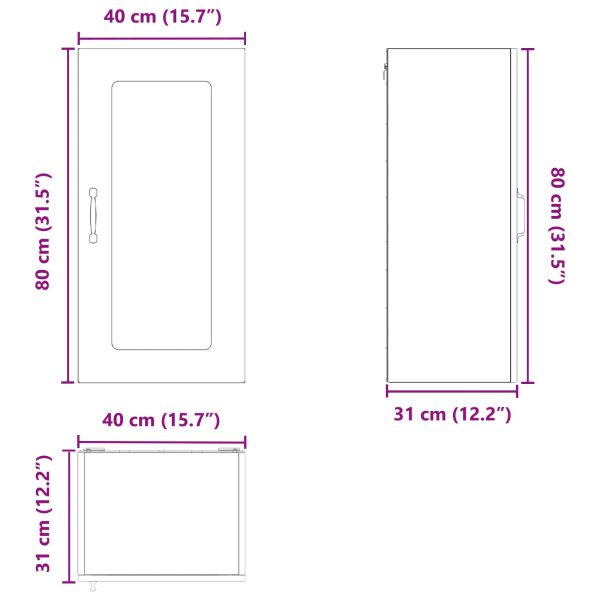 Панел за миялна машина Kalmar 2 pcs Циментено сиво