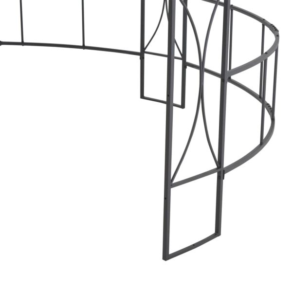 Шатра, 300x290 см, антрацит, кръгла