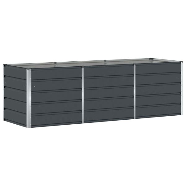 Кашпа Антрацит 240 x 80 x 75 см Стомана