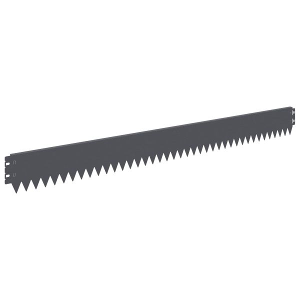 Ограда за трева 30 pcs 103 x 10 см Стомана Антрацит