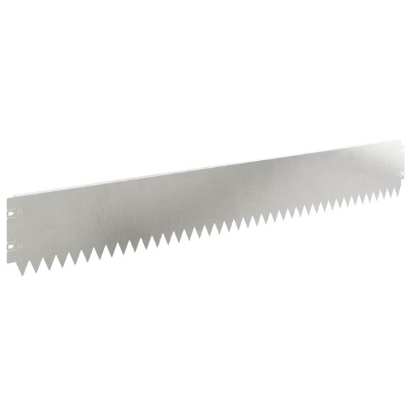 Ограда за трева 20 pcs 103 х 15 см Стомана Сребристо