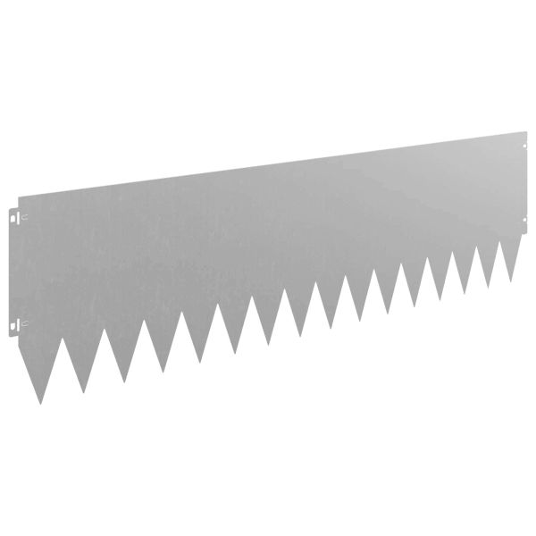 Ограда за трева 20 pcs 103 x 30 см Стомана Ръждясало