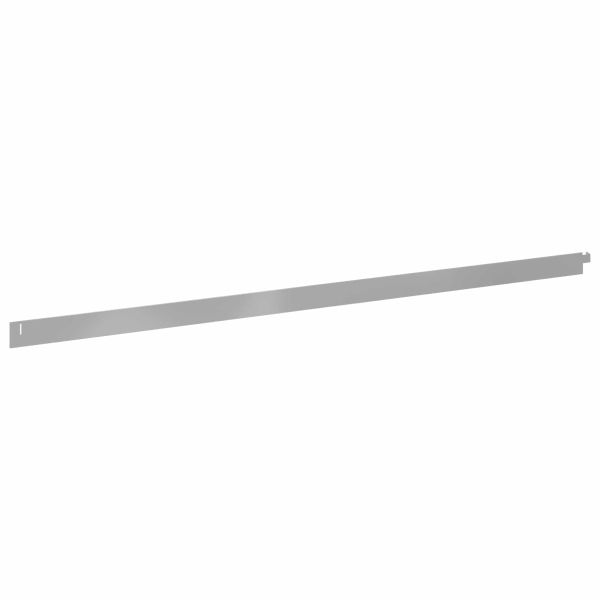 Ограда за трева 10 pcs 102 x 4 x 4 см Стомана Сребристо