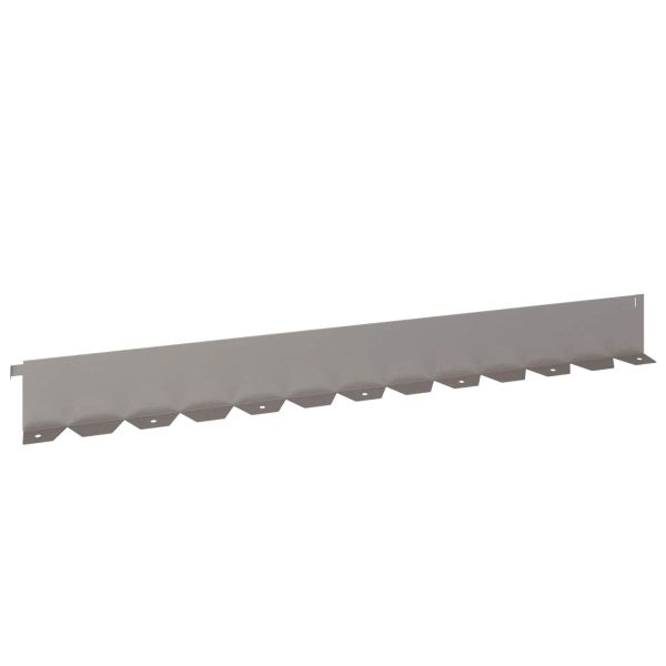 Ограда за трева 30 pcs 102 x 10 x 4 см Стомана Ръждясало