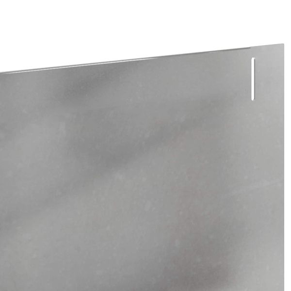 Ограда за трева 30 pcs 102 x 15 x 4 см Стомана Сребристо