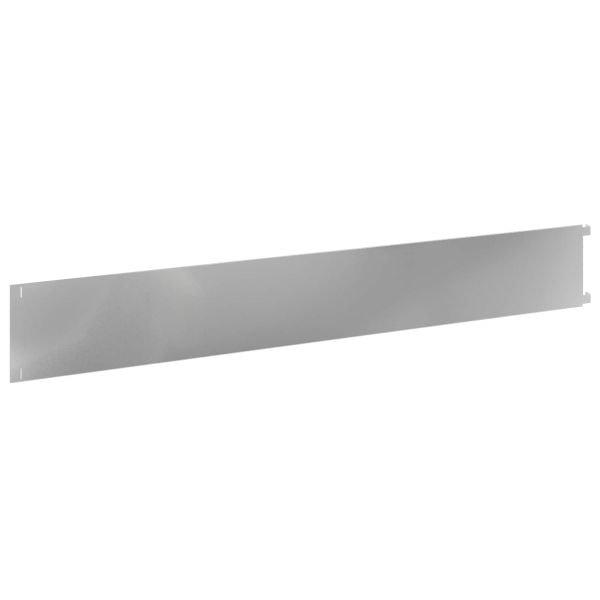 Ограда за трева 20 pcs 102 x 15 x 4 см Стомана Сребристо