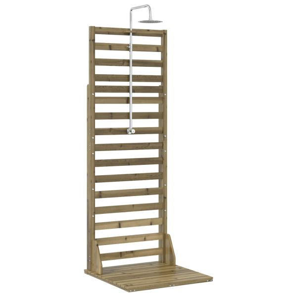 Външен душ 225 cm Натурално