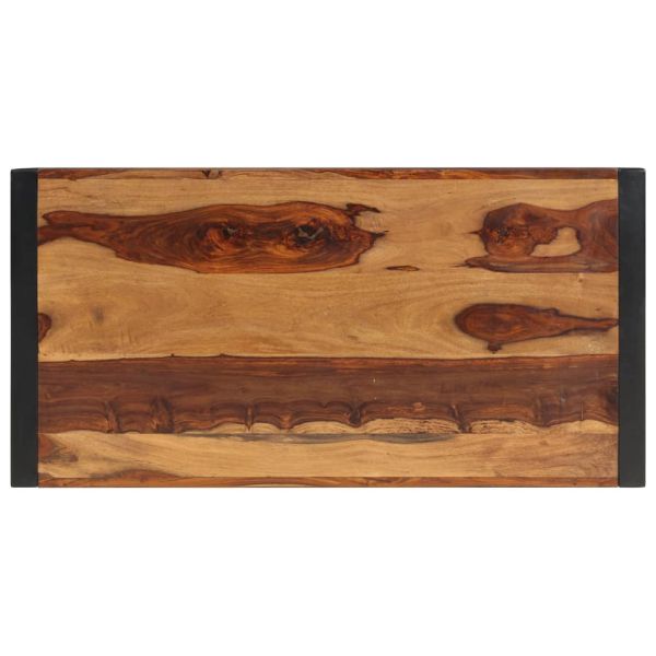 Маса за кафе, 120x60x40 см, акациево дърво масив