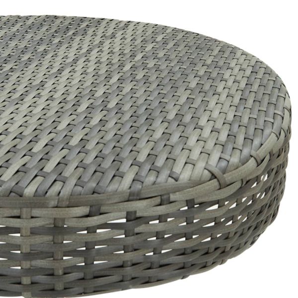 Градински бар комплект с възглавници, 3 части, полиратан, сив