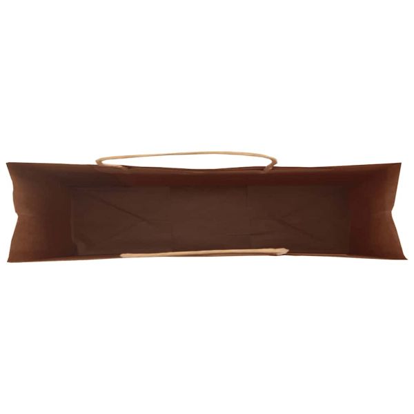 Хартиени торбички 250 бр с дръжки сини 54x15x49 см