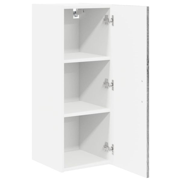 Стенен шкаф LUCCA 2 pcs Сива сонома 30 x 31 x 80 см