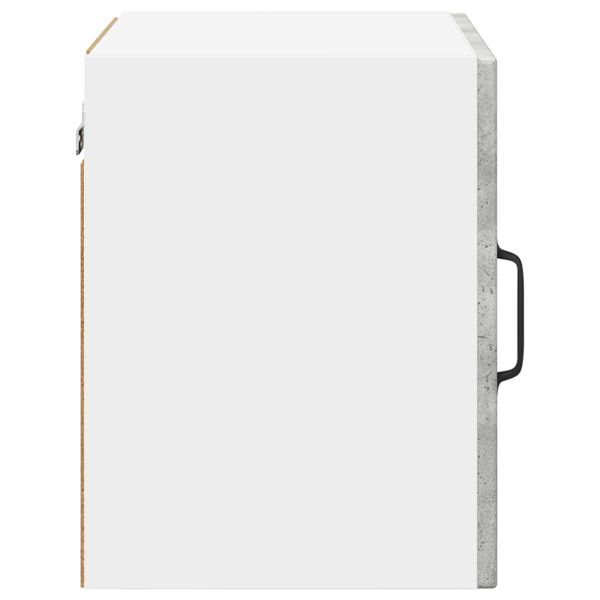 Стенен стъклен шкаф PORTO 2 pcs Циментено сиво 40 x 31 x 40 см