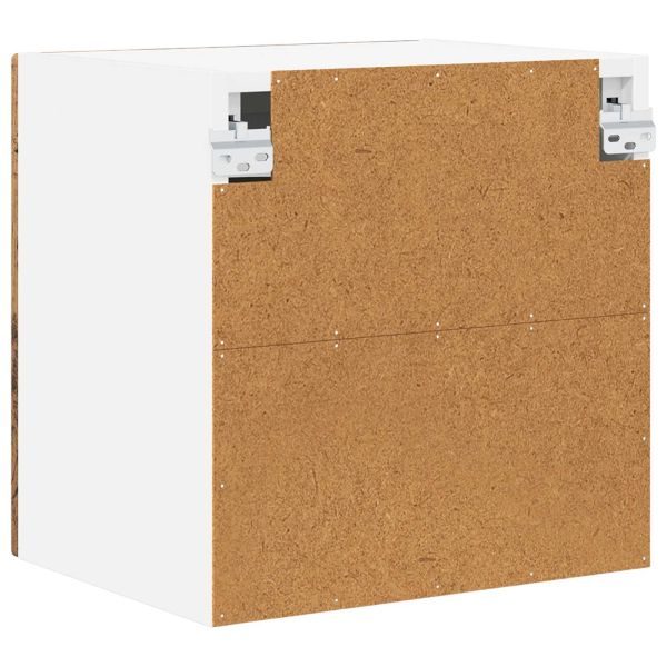 Стенен стъклен шкаф PORTO 2 pcs Старо дърво 40 x 31 x 40 см