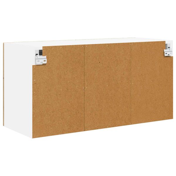 Стенен стъклен шкаф PORTO 2 pcs Дъб 60 x 31 x 40 см