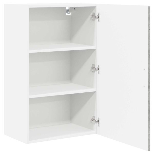 Стенен шкаф PORTO Циментено сиво 50 x 31 x 80 см