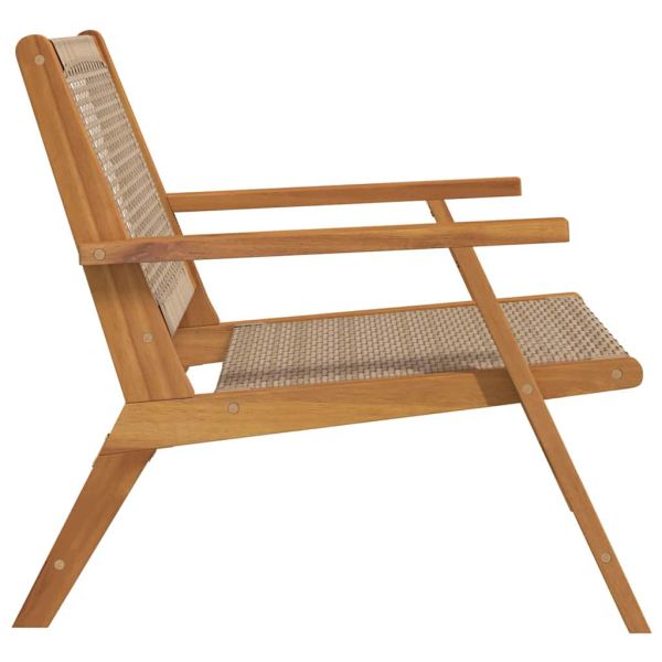 Градинска мебел 2 pcs Бежово 67 x 78 x 73 см