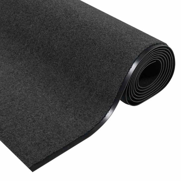 Мат за врата Антрацит и черен 120 x 400 cm 100% Полиамид
