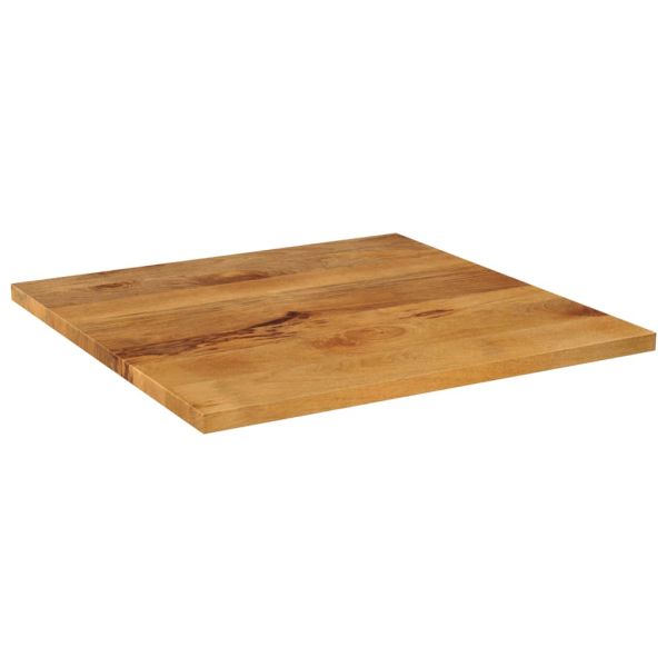 Плот за маса 80x80x2,5 см квадратен манго масив