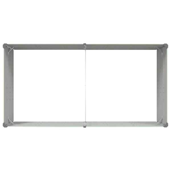 Кашпа Пастелно зелено 195 x 100 x 45 см Галванизирана стомана