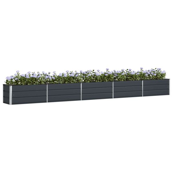 Кашпа Антрацит 480 x 50 x 45 см Галванизирана стомана