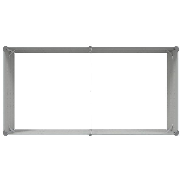 Кашпа Антрацит 195 x 100 x 45 см Галванизирана стомана