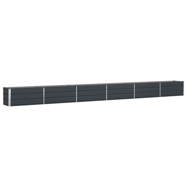 Кашпа Антрацит 580 x 50 x 45 см Галванизирана стомана