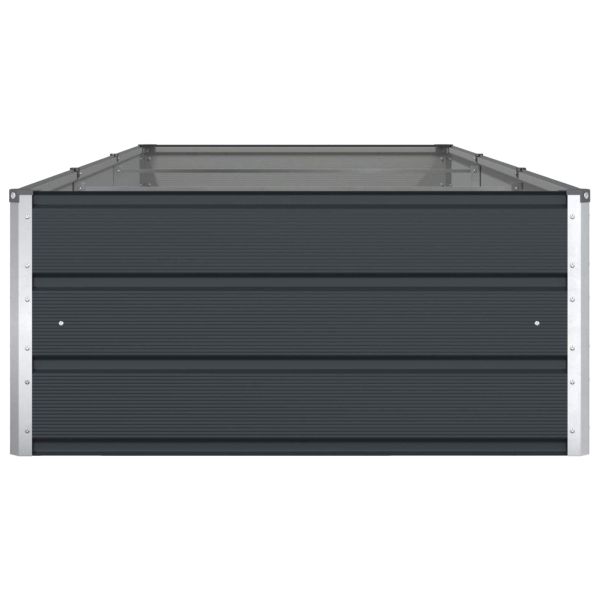 Кашпа Антрацит 290 x 100 x 45 см Галванизирана стомана