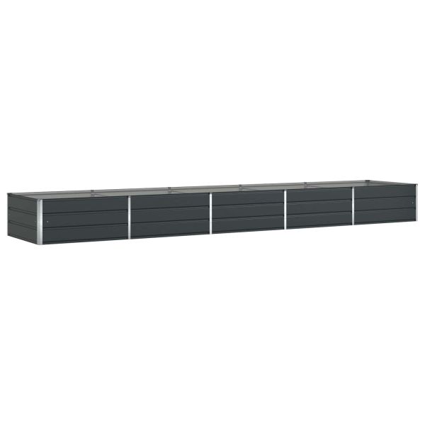 Кашпа Антрацит 480 x 100 x 45 см Галванизирана стомана