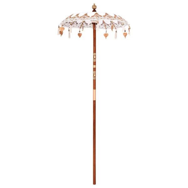 Балийски Парасол Крем 125 x 125 x 260 см