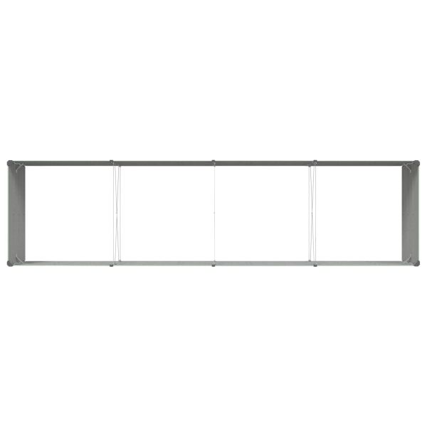 Кашпа Пастелно зелено 385 x 100 x 45 см Галванизирана стомана