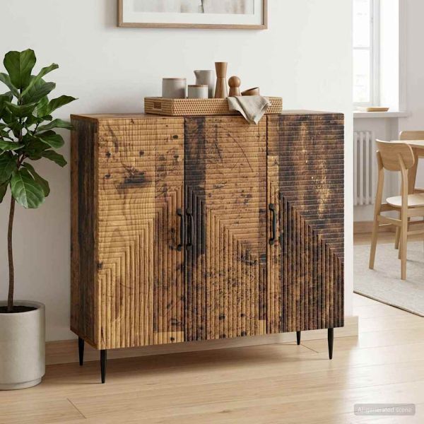 Служебен шкаф Старо дърво 89 x 34,5 x 80 см Инженерна дървесина