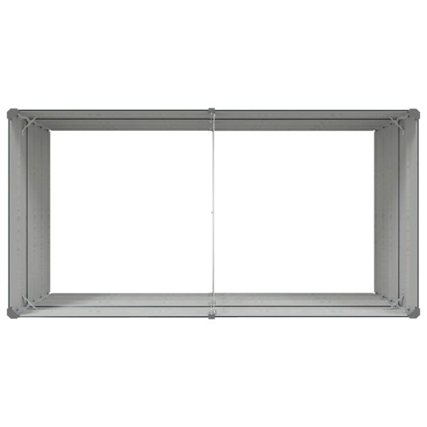 Кашпа Антрацит 195 x 100 x 75 см Галванизирана стомана