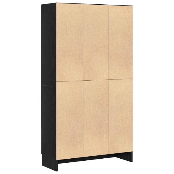 Шкаф за книги Черния дъб 82,5 x 30,5 x 150 см Инженерно дърво